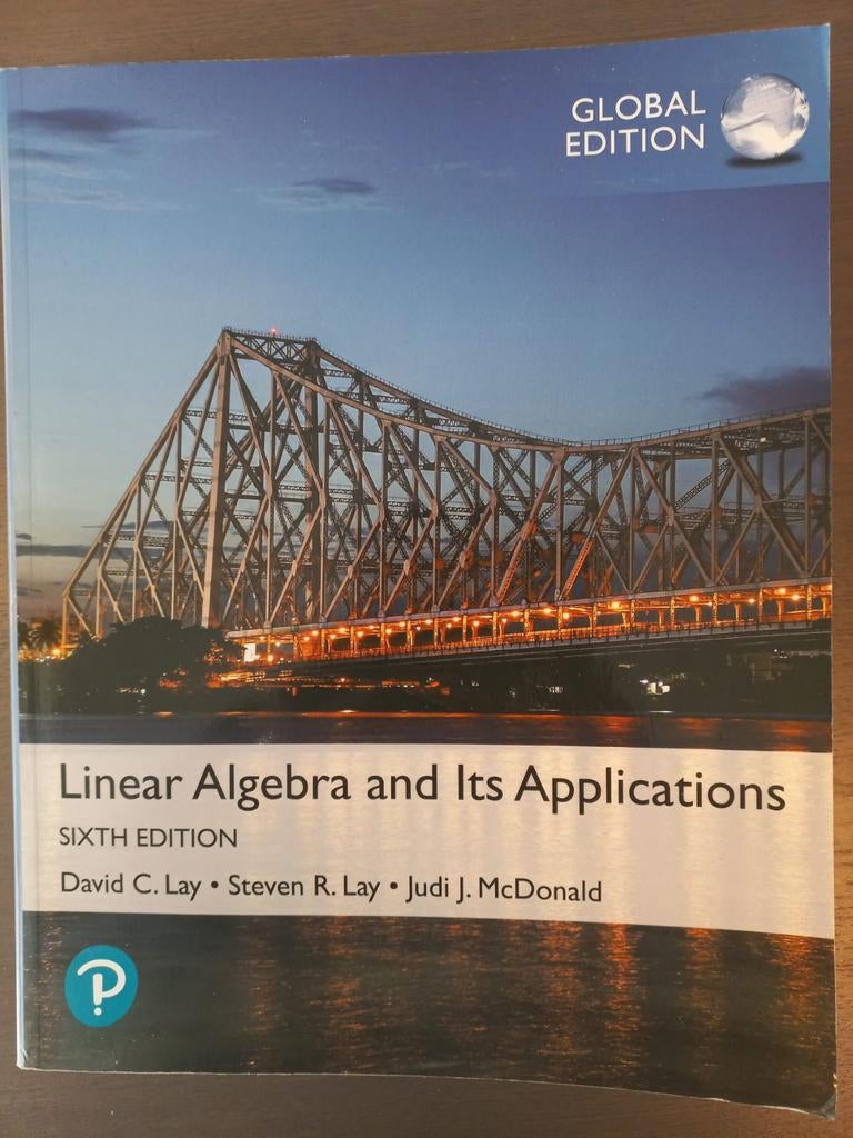 Linear Algebra and Its Applications, Global Edition, Enlèvement