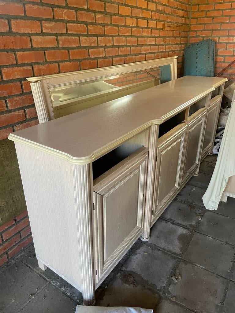 Volledige eetkamer ceruse perfect als nieuw 350€, Ophalen, Zo goed als nieuw