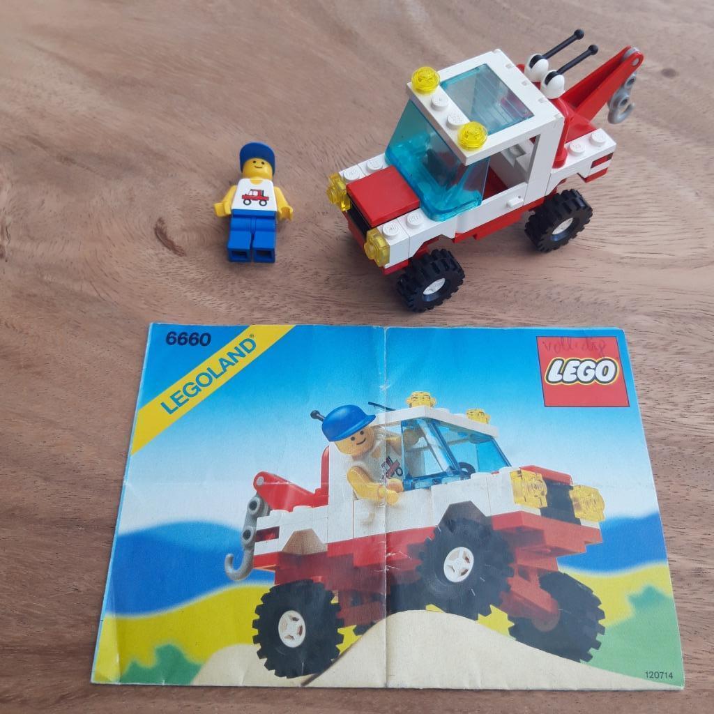 Dépanneuse LEGO 6660 avec suspension à 4 roues, Enlèvement ou Envoi, Utilisé, Ensemble complet, Lego