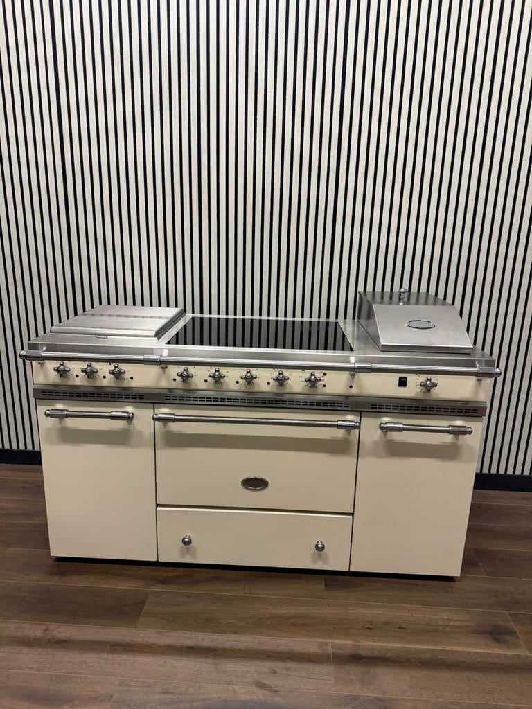 Luxe Lacanche Fornuis met 4 zones Lavagrill & Friteuse 150cm, Ophalen of Verzenden, Inductie