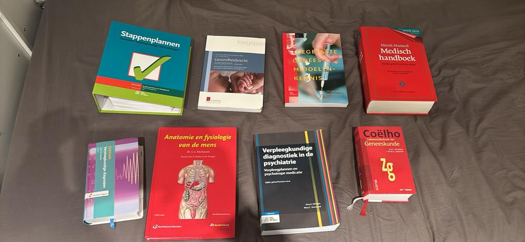 Verpleegkunde boeken, Ophalen, Gelezen