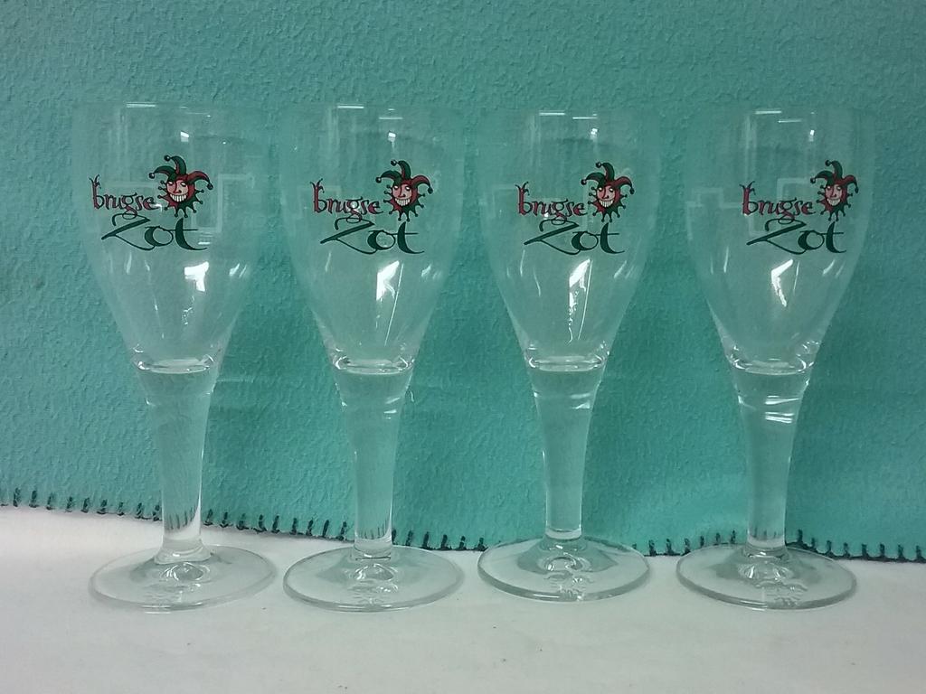 Verres à bière fous de Bruges, Collections, Enlèvement ou Envoi, Comme neuf