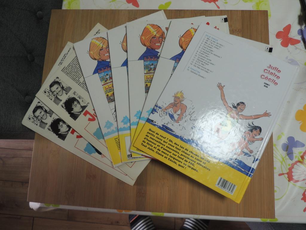 LOT DE 7 BD JULIE CLAIRE ET CECILE VOIR DESCRIPTIF /PHOTOS, Livres, Enlèvement ou Envoi, Série complète ou Série, Utilisé, SYDNEY ET BOM