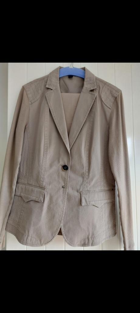 Blazer Marc Cain, Taille 38/40 (M), Enlèvement ou Envoi, Beige, Porté