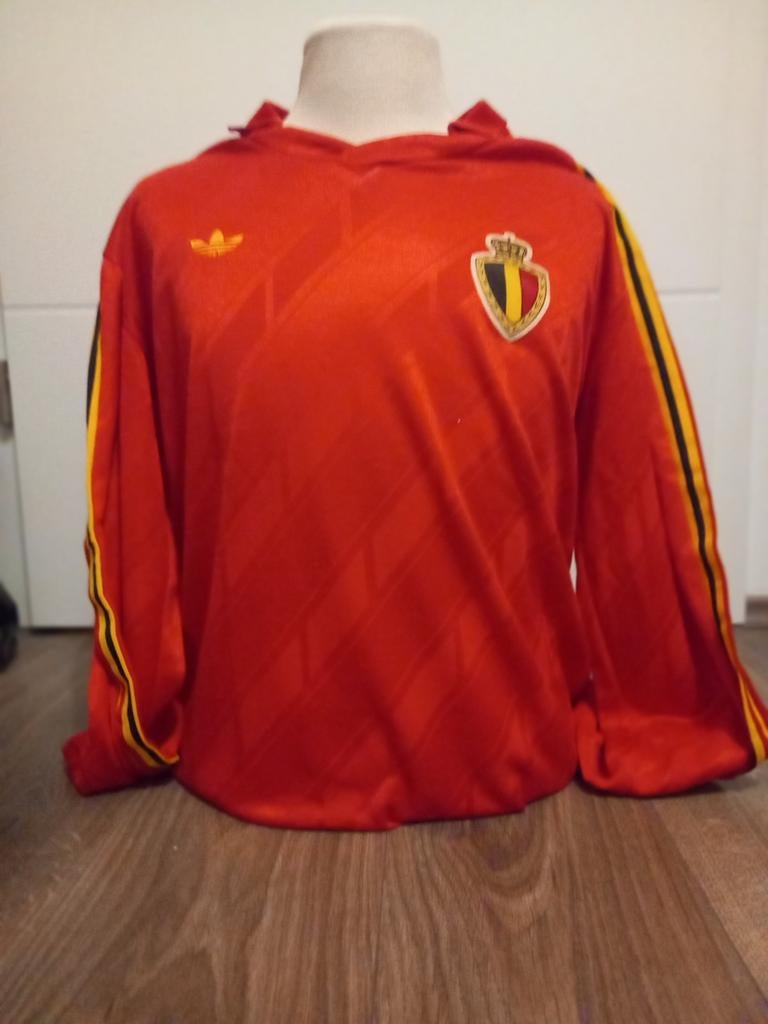 Rode Duivels ´87 ´88 matchworn Lei clijsters met coa., Enlèvement ou Envoi, Maillot