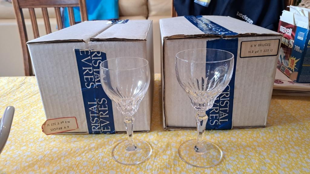 Verres en cristal, Collections, Enlèvement, Comme neuf, Autres types
