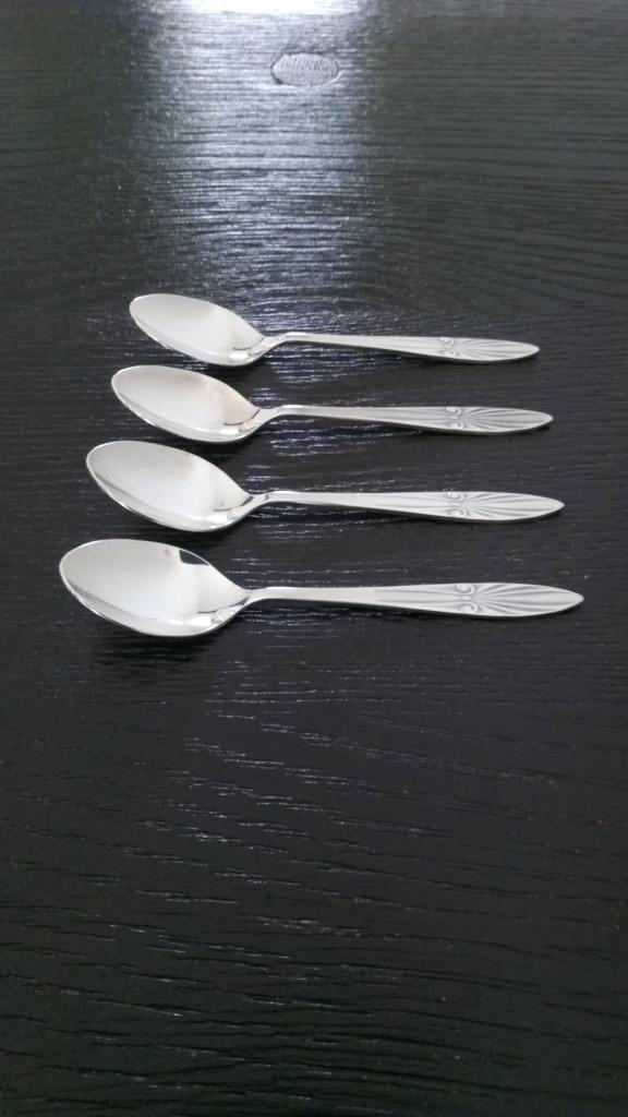 4 vintage theelepeltjes van Van Nelle, 1953-1972., Ophalen of Verzenden