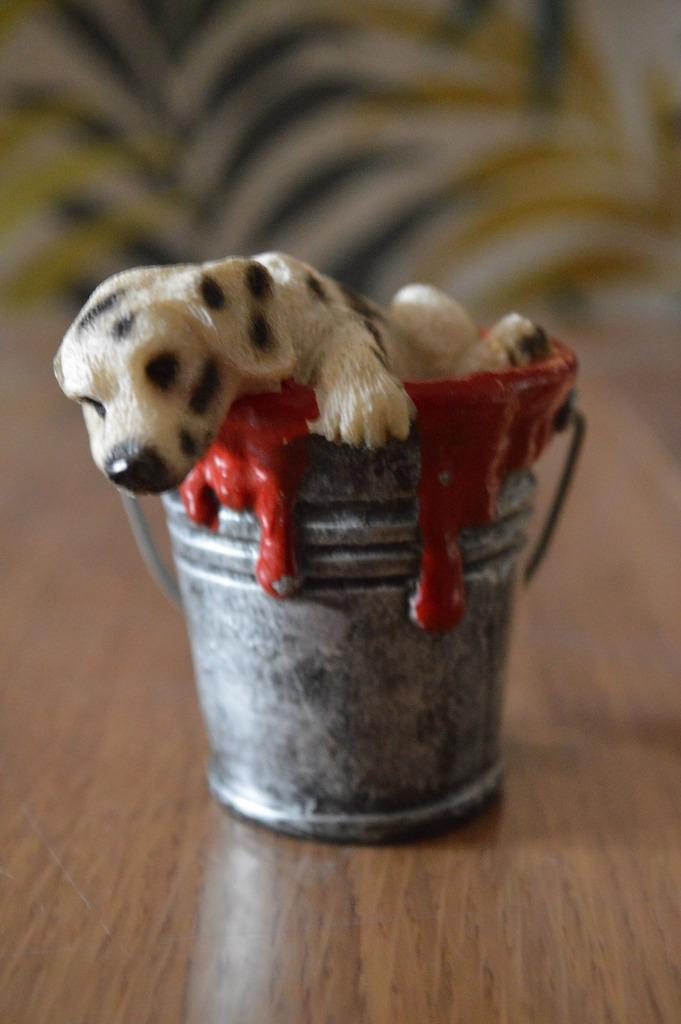 Emmer met dalmatiër pup 2 stuks, Enlèvement ou Envoi, Comme neuf, Animal