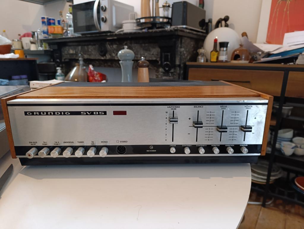 GRUNDIG SV85 Vintage versterker, Ophalen, Gebruikt, Stereo, Minder dan 60 watt