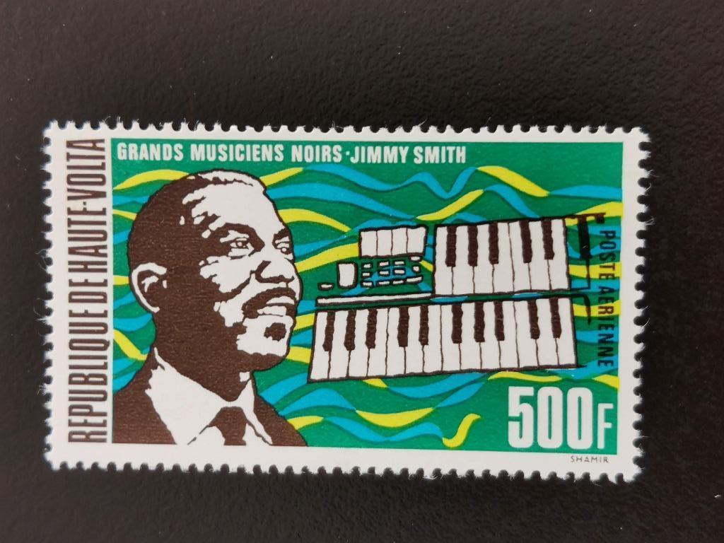 Haute-Volta 1972 - muziek - Jazz - Jimmy Smith **, Ophalen of Verzenden, Overige landen, Postfris