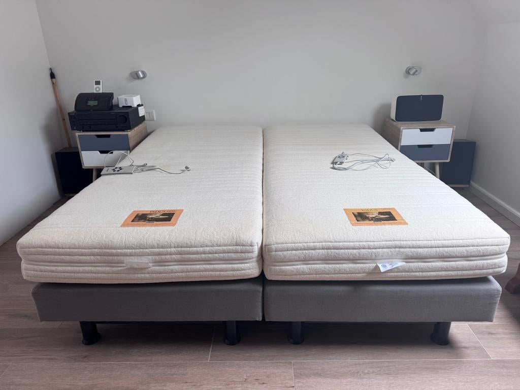 Pullman elektrisch boxspring 180 x 200cm - Comfortabel Luxe, Huis en Inrichting, Slaapkamer | Boxsprings, Gebruikt, 180 cm, 200 cm