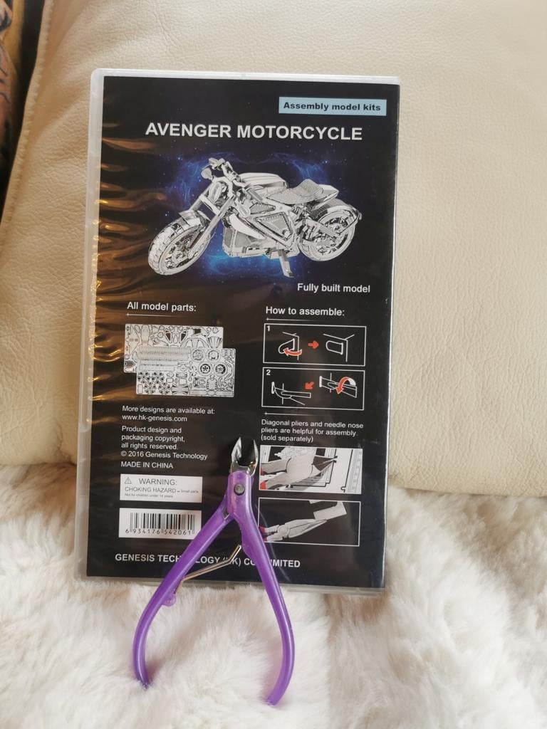Avengers metaal motorcycle 3D puzzel, Enlèvement, Neuf
