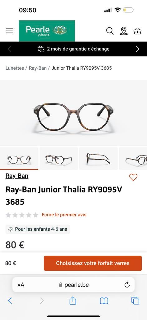 Monture pour enfant neuf, Enlèvement