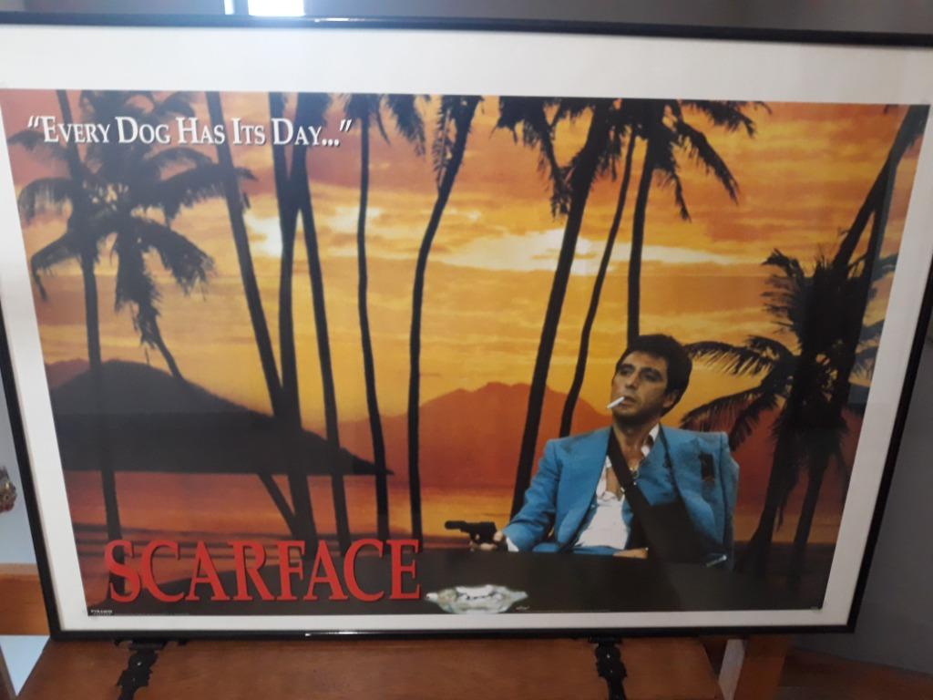 SCARFACE poster 101X71, Ophalen, Zo goed als nieuw, 100 tot 125 cm, 50 tot 75 cm