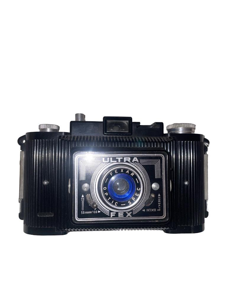 Ultra Fex telescopische camera — Fex — Vintage bakeliet, Verzamelen, Foto-apparatuur en Filmapparatuur, Fototoestel, 1940 tot 1960