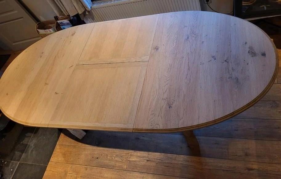 🤩🤩 Table à manger OVALE OAK Beauty 🤩🤩 250X114 CM SOLIDE, Neuf, Landelijk wondermooi, 100 à 150 cm, Enlèvement
