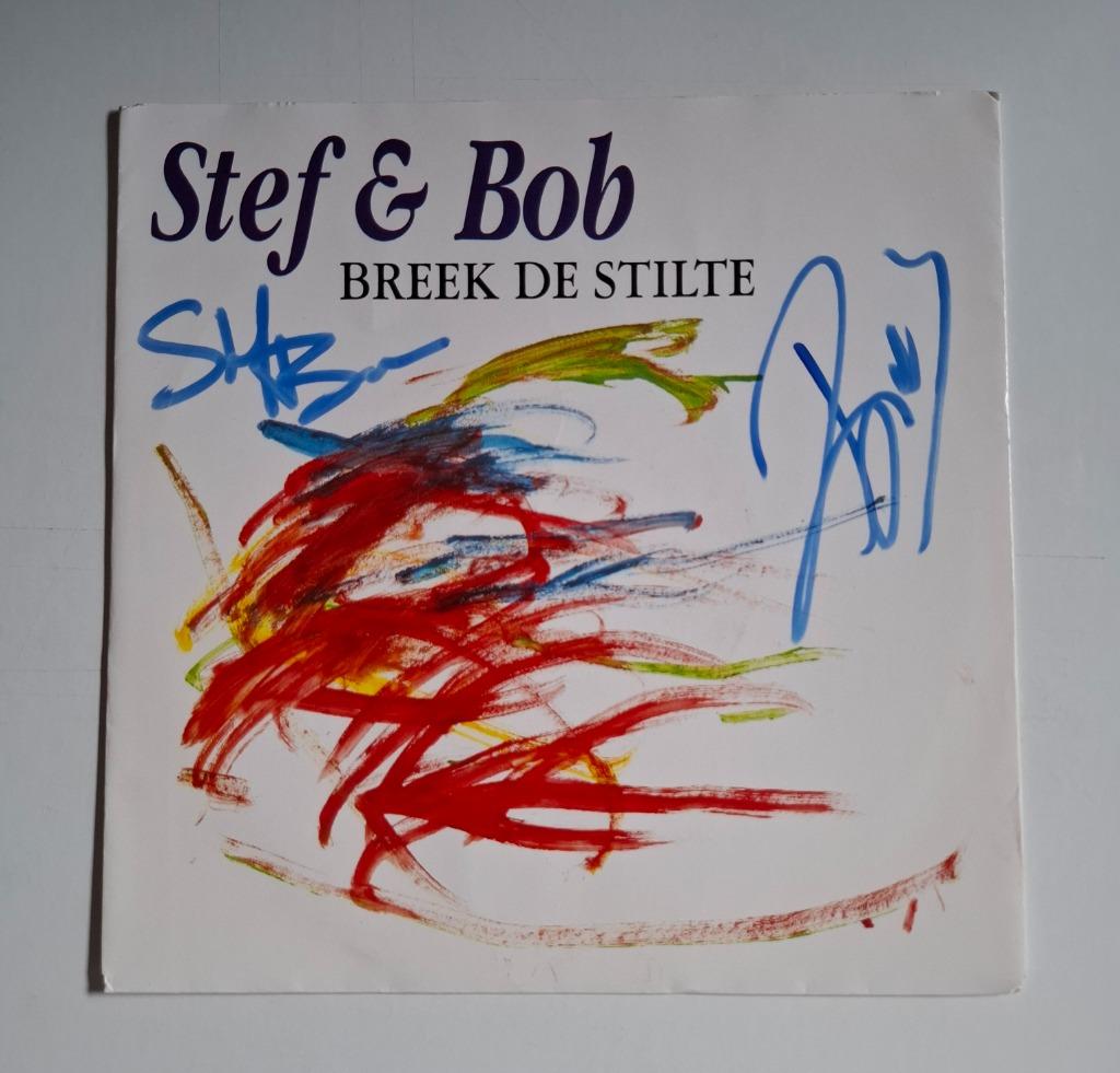 STEF & BOB, BRISEZ LE SILENCE, EN PARFAIT ÉTAT ! ! !, Enlèvement ou Envoi, Comme neuf, Autres formats, Chanson réaliste ou Smartlap