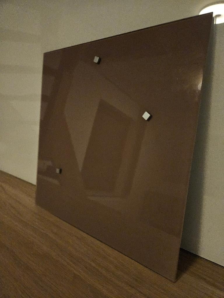 Grijs magneetbord 35 x 35 cm - Te doneren, Ophalen, Zo goed als nieuw, Magneetbord