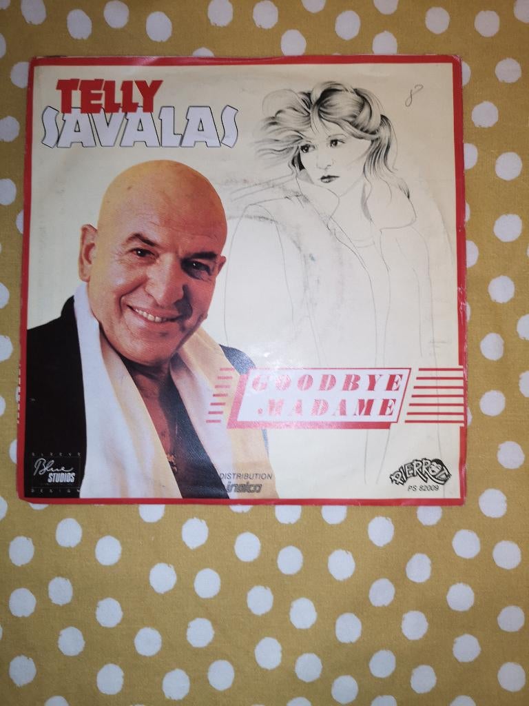 célibataire Telly Savalas Goodbye-Madame (bpost gratuit), Enlèvement ou Envoi, Single, Dance, Utilisé