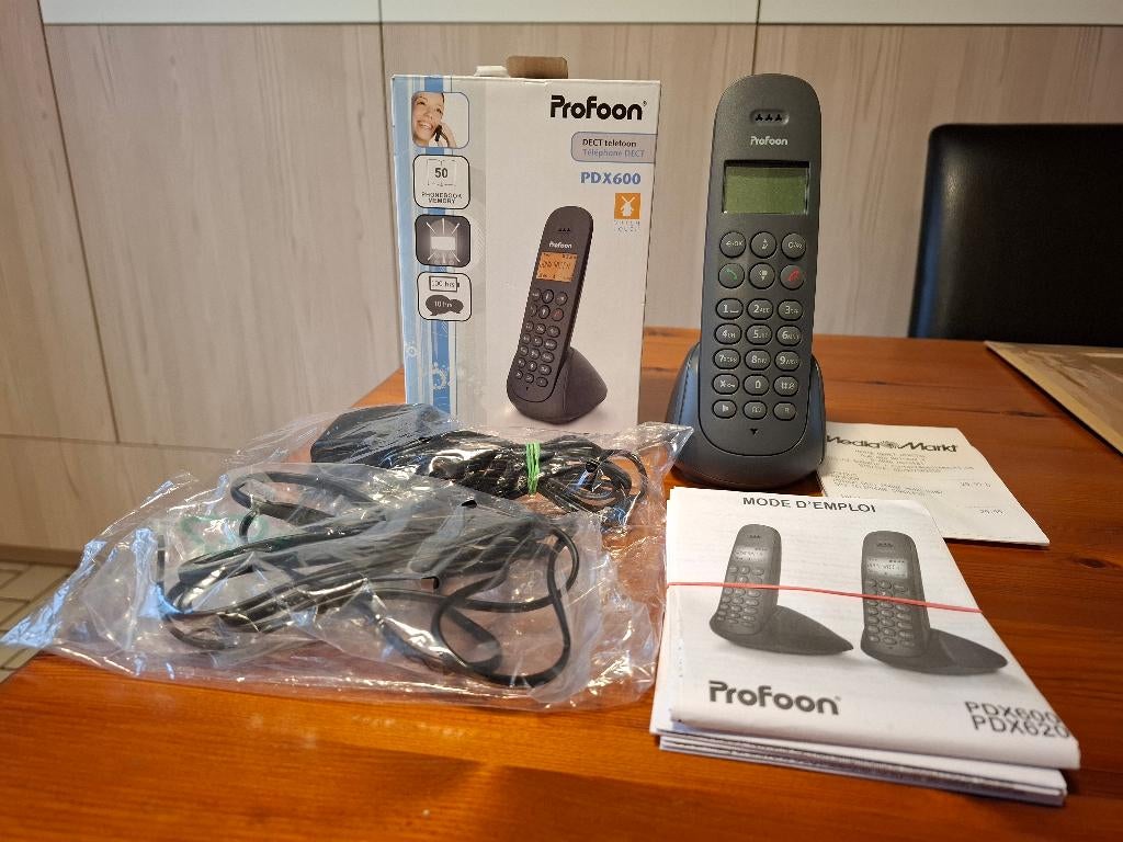 TELEPHONE FIXE "PROFOON" PDX600, Télécoms, Envoi, Comme neuf, 1 combiné