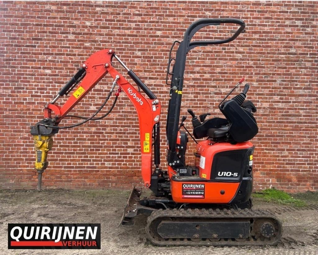 Minigravers te huur 1T tot 3T, Ophalen, Kraan