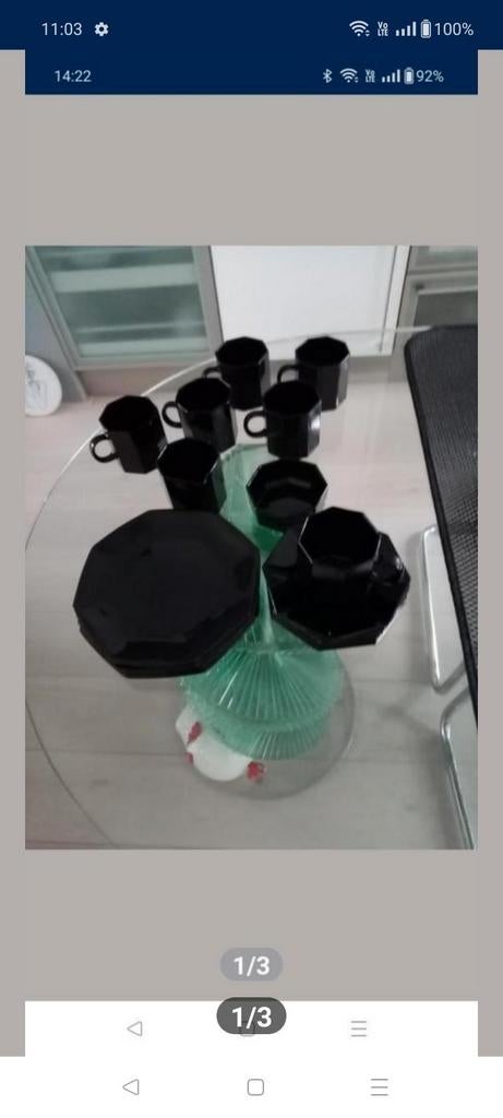 Vaisselle, café 20 pièces et assiettes et bols 12 pièces, no, Enlèvement