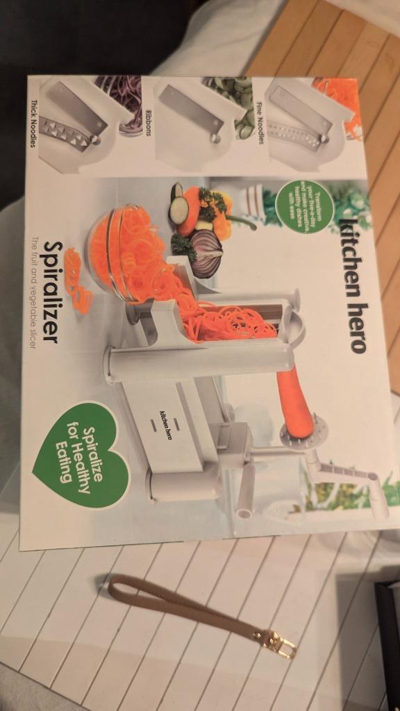 Coupe-spirale Kitchen Hero Spiralizer NOUVEAU, Enlèvement ou Envoi, Neuf