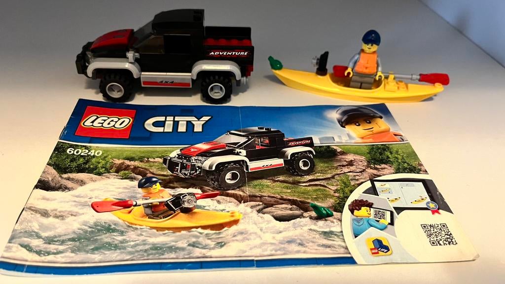 Lego city - 60240 Kajak avontuur, Kinderen en Baby's, Ophalen of Verzenden, Zo goed als nieuw, Complete set, Lego