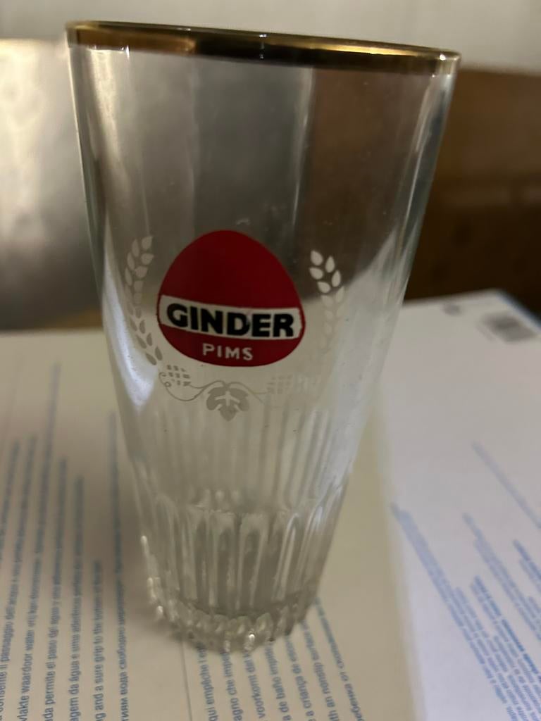 6 glazen Ginder Ale, Verzamelen, Ophalen, Zo goed als nieuw