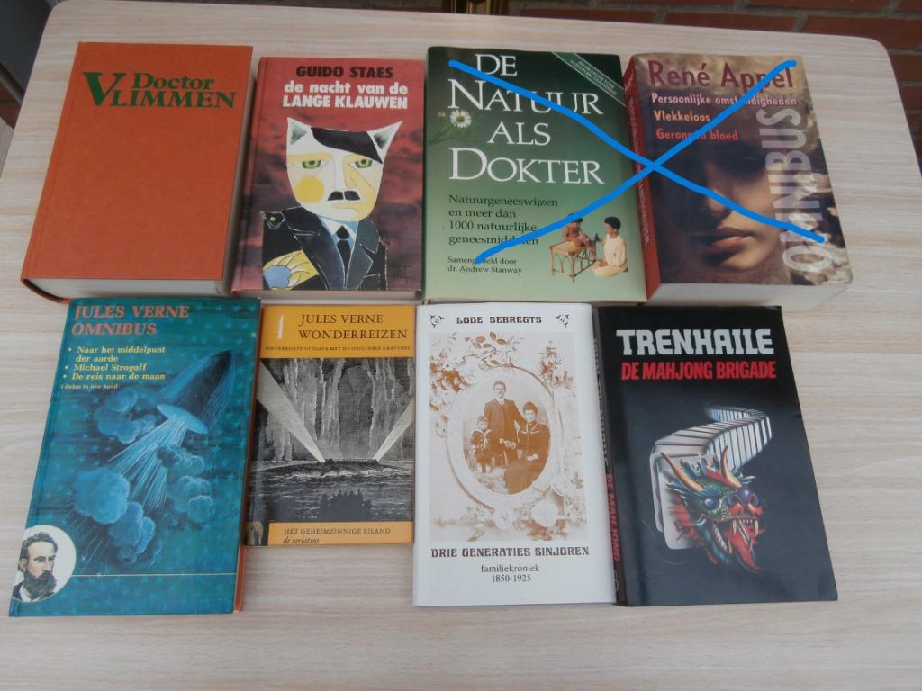 romans en thrillers ea.. -zie lijst, Ophalen of Verzenden, Gelezen