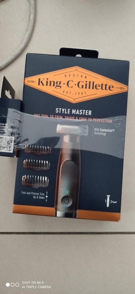 Tondeuse Gillette avec lame supplémentaires, Enlèvement, Neuf