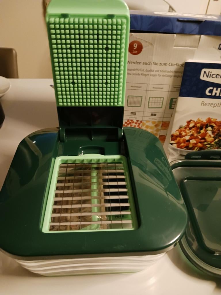 Chef nicer dicer nieuw groen van genius, Ophalen, Nieuw