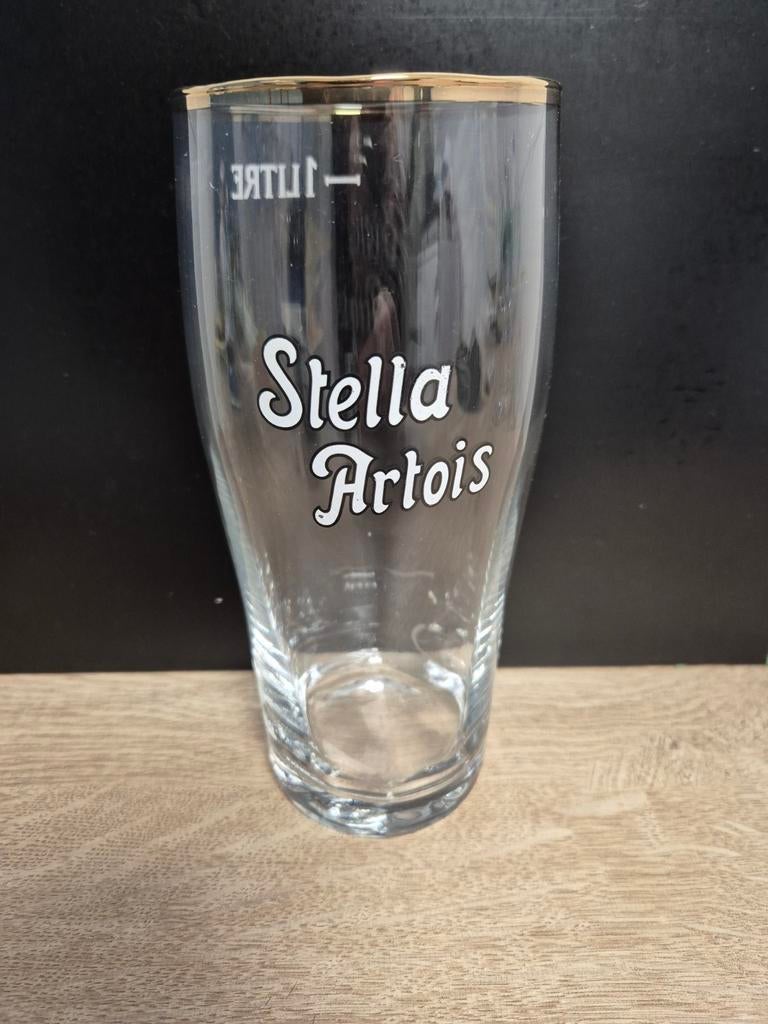 Stella artois 1liter pint, Verzamelen, Ophalen of Verzenden, Zo goed als nieuw