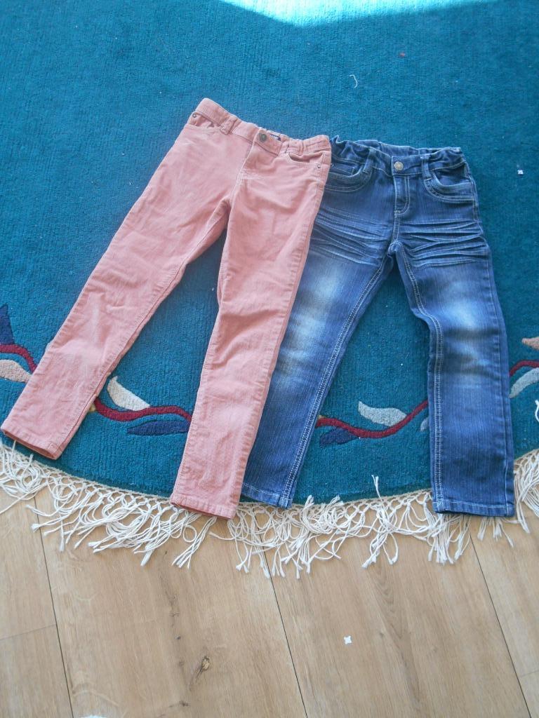 Set van 2 broeken maat 8 jaar, Kinderen en Baby's, Gebruikt, Kiabi,, Meisje, Ophalen