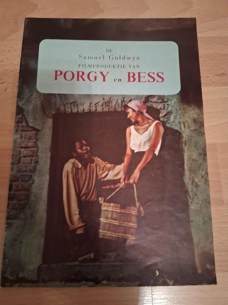 Brochure de Porgy et Bess sur le film, Enlèvement, Comme neuf, Film