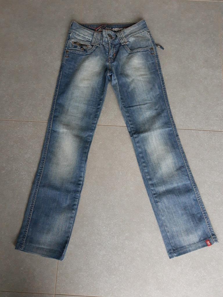 meisjes jeans lange broek S Esprit edc, Blauw, Ophalen of Verzenden, Zo goed als nieuw, Maat 36 (S)