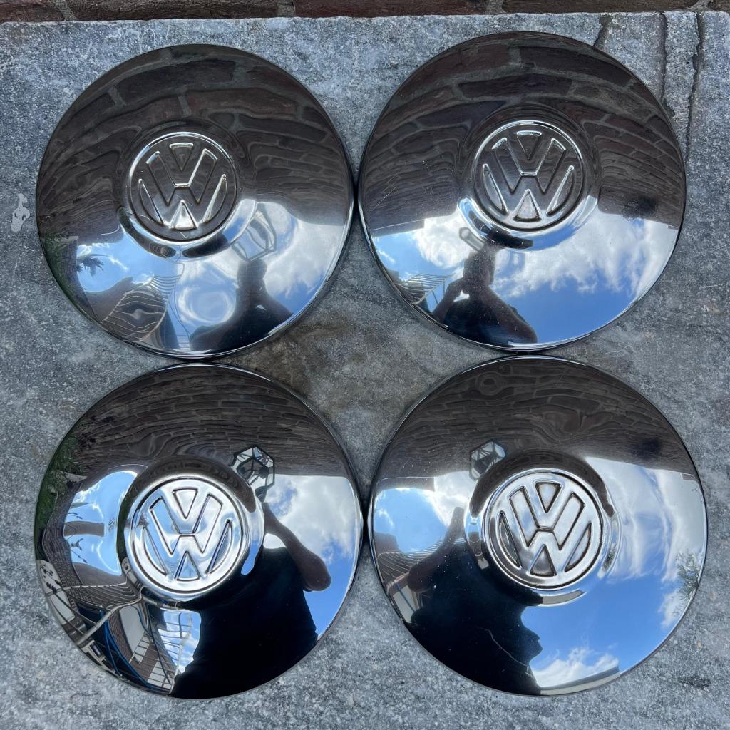 Housse de roue chromée VW 4x130 Beetle KG T14 1968->, Autos : Divers, Accessoires de voiture, Utilisé, Enlèvement ou Envoi
