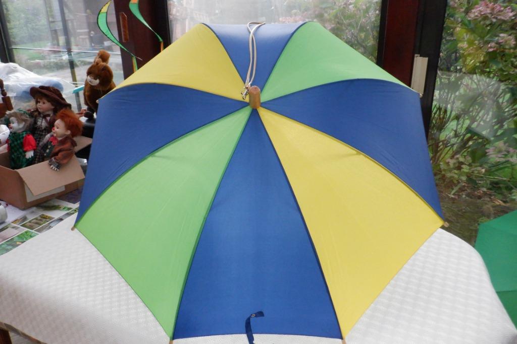 Zonnige paraplu nog nieuw, Enlèvement, Neuf, Bleu
