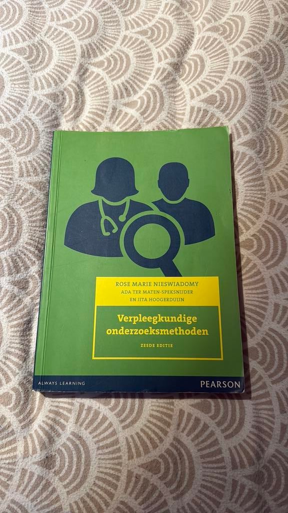 Rose Marie Nieswiadomy - Verpleegkundige onderzoeksmethoden, Boeken, Ophalen of Verzenden, Economie, Rose Marie Nieswiadomy