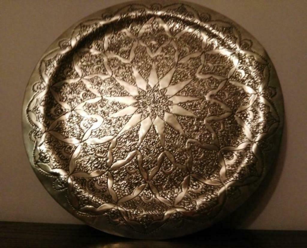 Marokkaans uniek dienblad / schotel (antiek), Ophalen of Verzenden