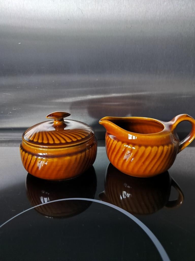 Boch melkkan en suikerpot, Ophalen of Verzenden