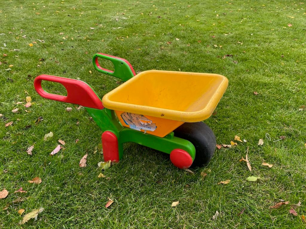 Speelgoed kruiwagen, Ophalen, Gebruikt