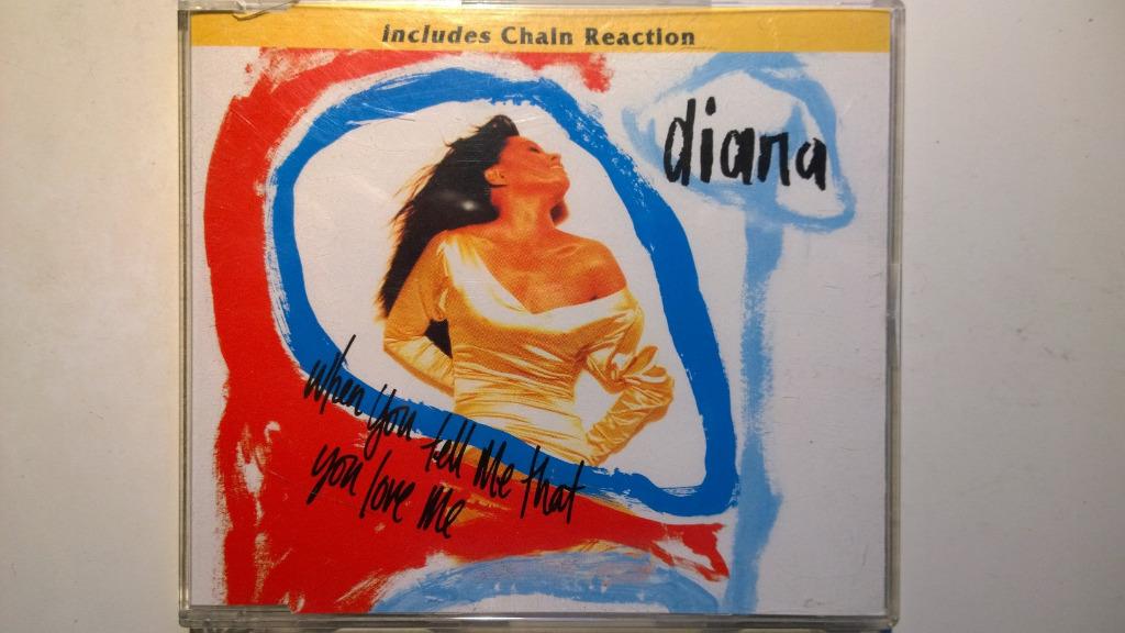 Diana Ross - When You Tell Me That You Love Me, Cd's en Dvd's, Cd Singles, 1 single, Verzenden, R&B en Soul, Maxi-single