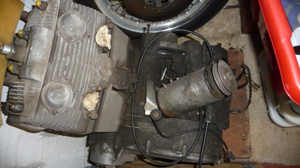 Motorblok Laverda 750 SF1 SF2 nr. 16881 grote kleppen, Ophalen, Gebruikt