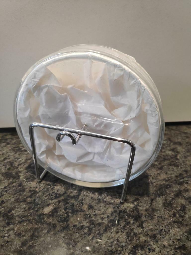 Camembert wiel in geblazen glas NEW, Ophalen of Verzenden, Glas