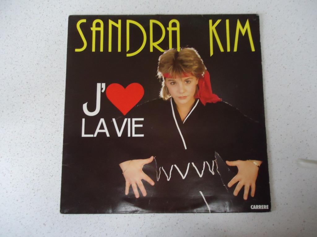 LP van "Sandra Kim" J' La Vie anno 1986., Ophalen of Verzenden, Gebruikt, 12 inch