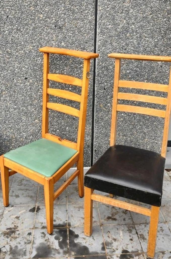 Kerkstoel biechtstoel antiek vintage plantentafel bijzet, Ophalen
