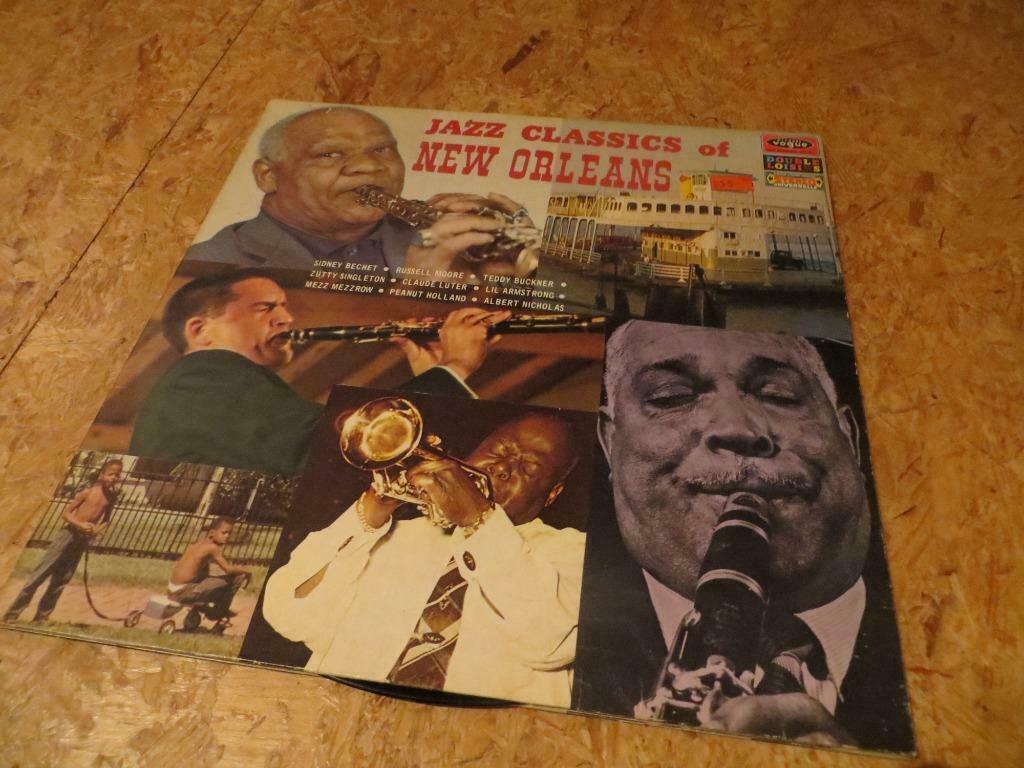 2 LP VINYL - JAZZ CLASSICS OF NEW ORLEANS (VARIOUS ARTISTS), 1960 tot 1980, Gebruikt, Verzenden, 12 inch