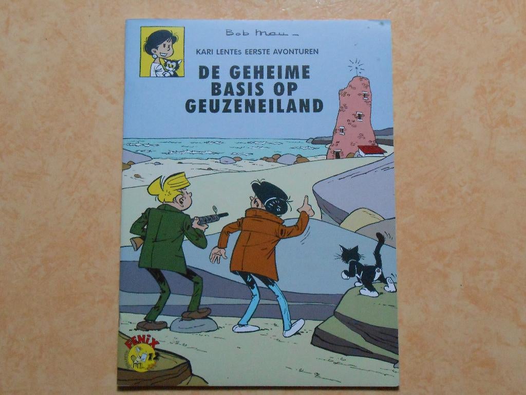 Collectie fenix 12 De geheime basis op Geuzeneiland 2003, Bob Mau, Eén stripboek, Nieuw, Ophalen of Verzenden
