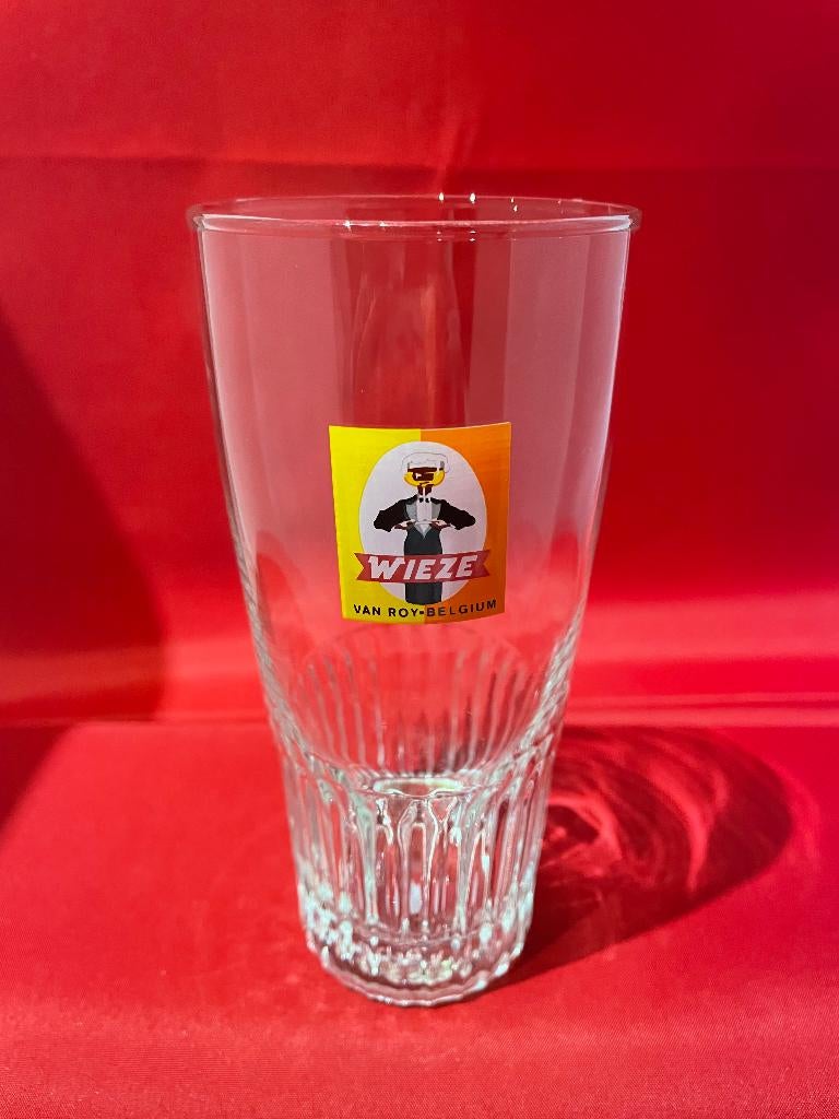 bierglas Wieze Van Roy, Verzamelen, Ophalen of Verzenden, Gebruikt, Bierglas